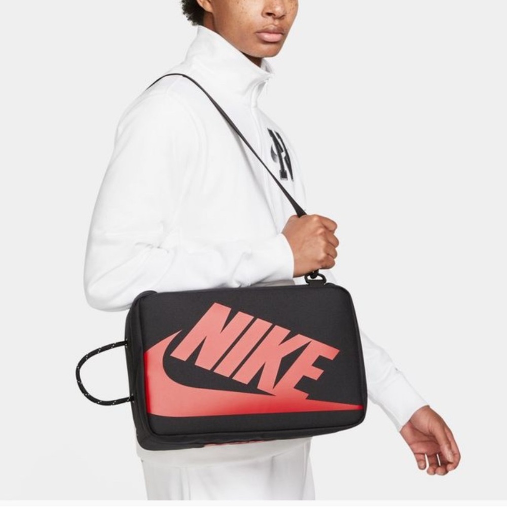 NEW NIKE SHOE BAG BLACK/RED